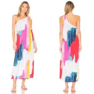 Mara hoffman one shoulder dress deals